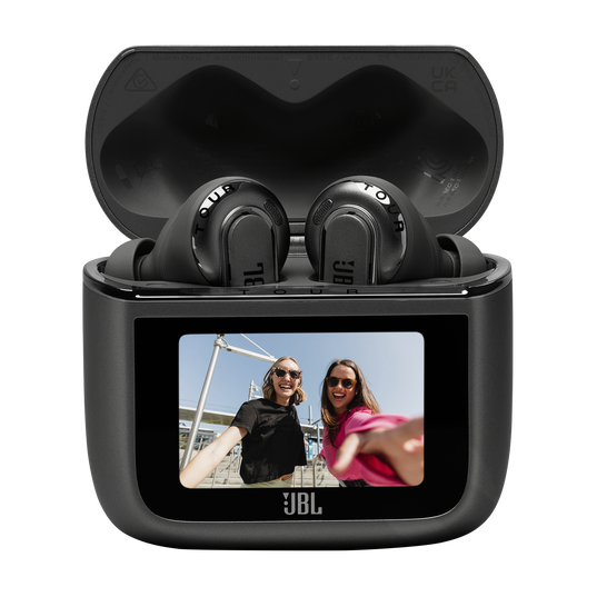 JBL Tour Pro 3 - Black - True Wireless Noise Cancelling earbuds with Smart Charging Case™ - Detailshot 3